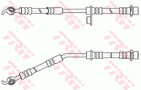 Bromsslang, Framaxel, framaxel höger, Höger Trw PHD1056 TRW
