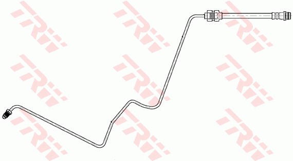 Bromsslang, Bakaxel, Inre, Bakaxel höger, Höger Trw PHD1158 TRW