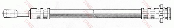 Bromsslang, Bakaxel, Höger Trw PHD211 TRW