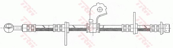 Bromsslang, Framaxel, framaxel vänster, Vänster Trw PHD317 TRW