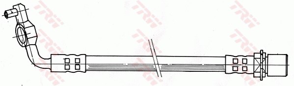 Bromsslang, Framaxel, Vänster Trw PHD387 TRW