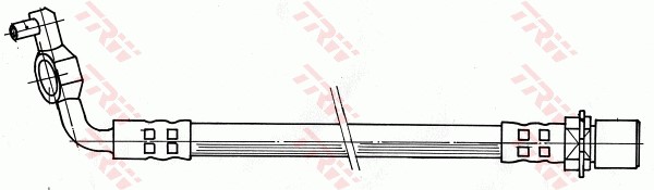 Bromsslang, Framaxel, Vänster Trw PHD387 TRW