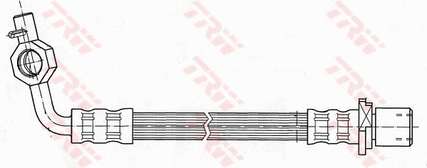 Bromsslang, Framaxel, Höger Trw PHD403 TRW