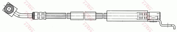 Bromsslang, Fram, Höger Trw PHD442 TRW