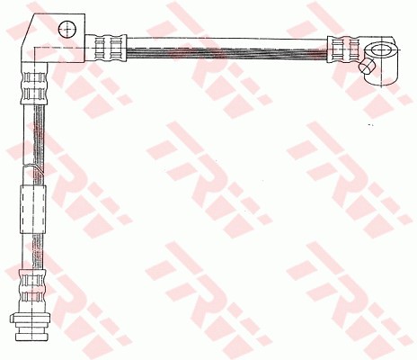 Bromsslang, Framaxel, Höger Trw PHD446 TRW
