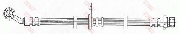 Bromsslang, Framaxel, framaxel vänster, Vänster Trw PHD462 TRW