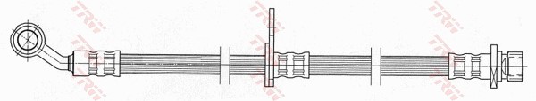 Bromsslang, Framaxel, framaxel vänster, Vänster Trw PHD462 TRW