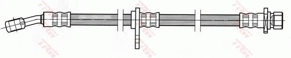 Bromsslang, Bakaxel, Vänster Trw PHD465 TRW Bromsslang, Bakaxel, Vänster Trw PHD465 TRW