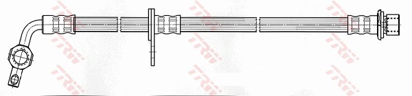 Bromsslang, Framaxel, Höger Trw PHD496 TRW