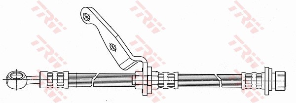 Bromsslang, Framaxel, Höger Trw PHD507 TRW