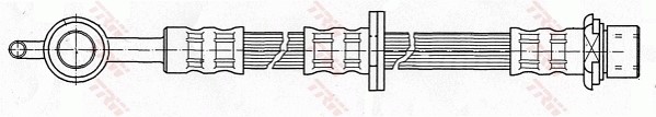 Bromsslang, Framaxel, framaxel höger, Höger Trw PHD509 TRW
