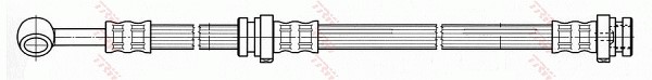 Bromsslang, Bakaxel, Höger Trw PHD512 TRW