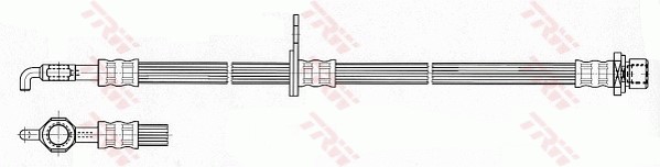 Bromsslang, Framaxel, framaxel höger, Höger Trw PHD534 TRW