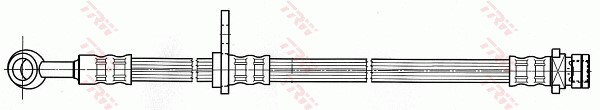 Bromsslang, Bakaxel, Bakaxel vänster, Vänster Trw PHD603 TRW Bromsslang, Bakaxel, Bakaxel vänster, Vänster Trw PHD603 TRW