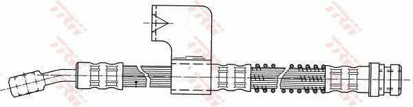 Bromsslang, Framaxel, framaxel höger, Höger Trw PHD622 TRW