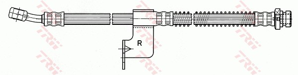 Bromsslang, Framaxel, Höger Trw PHD623 TRW