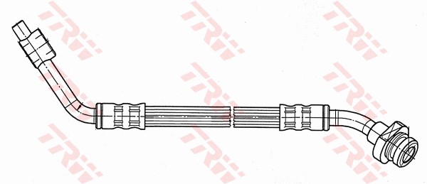 Bromsslang, Framaxel, Bakaxel, Höger Trw PHD653 TRW
