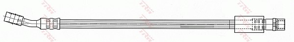 Bromsslang, Framaxel, Höger, Vänster Trw PHD672 TRW