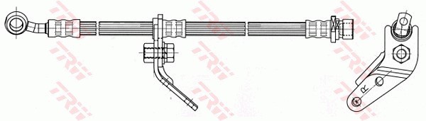 Bromsslang, Framaxel, framaxel höger, Höger Trw PHD7071 TRW