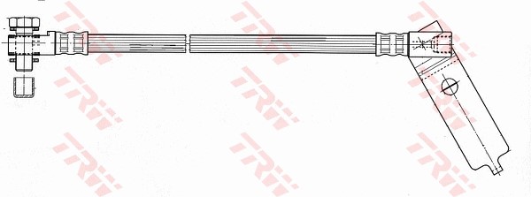 Bromsslang, Framaxel, framaxel vänster, Vänster Trw PHD952 TRW