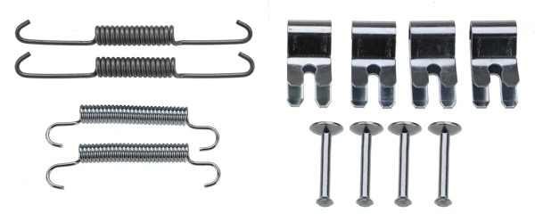 Tillbehörssats, bromsbackar, parkeringsbroms, Bakaxel Trw SFK239 TRW