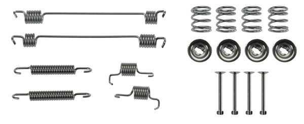Tillbehörssats, bromsbackar, Bakaxel Trw SFK240 TRW
