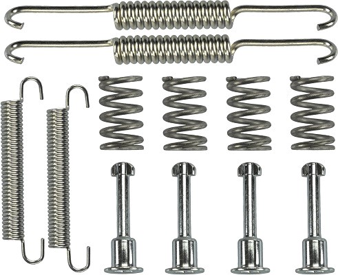 Tillbehörssats, bromsbackar, parkeringsbroms, Bakaxel Trw SFK255 TRW