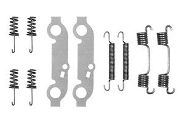 Tillbehörssats, bromsbackar, parkeringsbroms, Bakaxel Trw SFK28 TRW