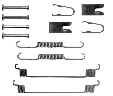 Tillbehörssats, bromsbackar, Bakaxel Trw SFK323 TRW