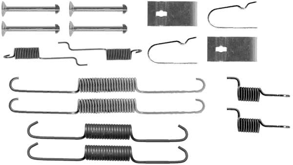 Tillbehörssats, bromsbackar, Bakaxel Trw SFK348 TRW