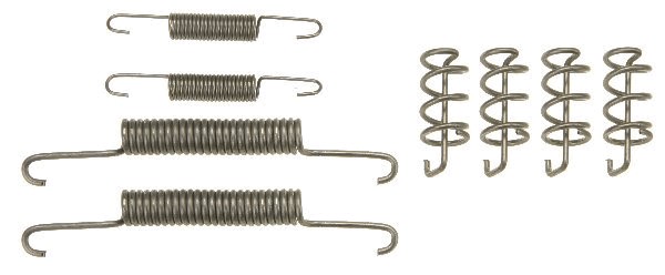 Tillbehörssats, bromsbackar, parkeringsbroms, Bakaxel TRW