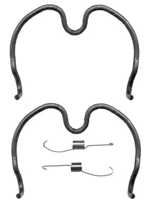 Tillbehörssats, bromsbackar, Bakaxel, Bak Trw SFK372 TRW