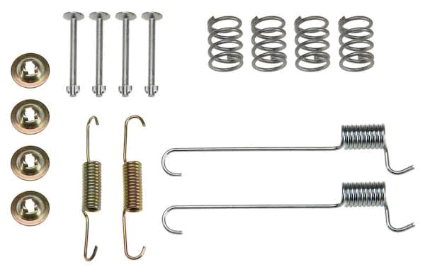 Tillbehörssats, bromsbackar, parkeringsbroms, Bakaxel Trw SFK383 TRW