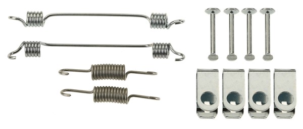 Tillbehörssats, bromsbackar, parkeringsbroms, Bakaxel Trw SFK436 TRW