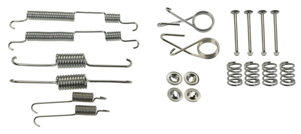 Tillbehörssats, bromsbackar, parkeringsbroms, Bakaxel Trw SFK439 TRW