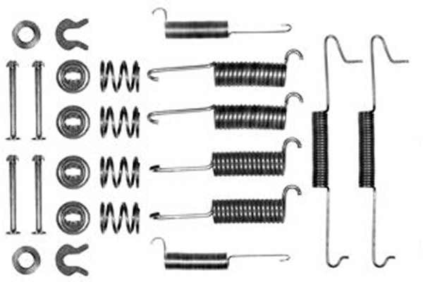 Tillbehörssats, bromsbackar, Bakaxel Trw SFK60 TRW