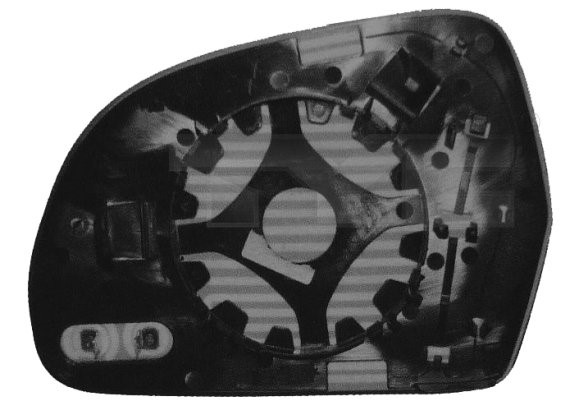 Spegelglas, yttre spegel, Höger TYC