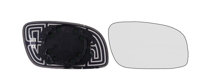 Spegelglas, yttre spegel, Vänster TYC
