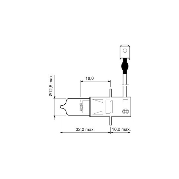 Halogenlampa VALEO ESSENTIAL H3 PK22s VALEO Halogenlampa VALEO ESSENTIAL H3 PK22s VALEO