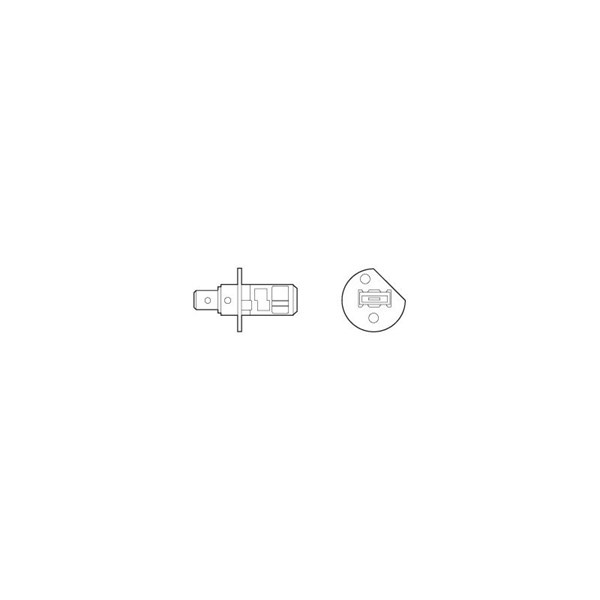 Halogenlampa VALEO BLUE EFFECT H1 P14,5s 12V Valeo 032505 VALEO