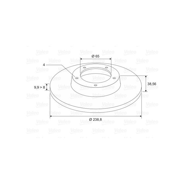 Bromsskiva Solid, Framaxel, Bakaxel Valeo 186249 VALEO Bromsskiva Solid, Framaxel, Bakaxel Valeo 186249 VALEO