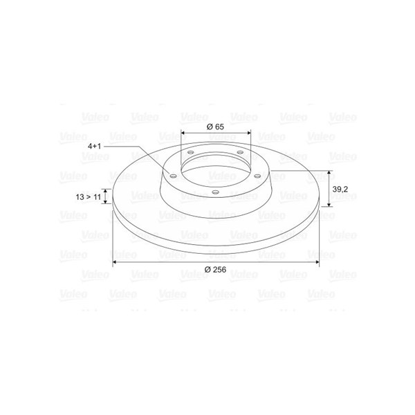 Bromsskiva Solid, Framaxel Valeo 186251 VALEO Bromsskiva Solid, Framaxel Valeo 186251 VALEO