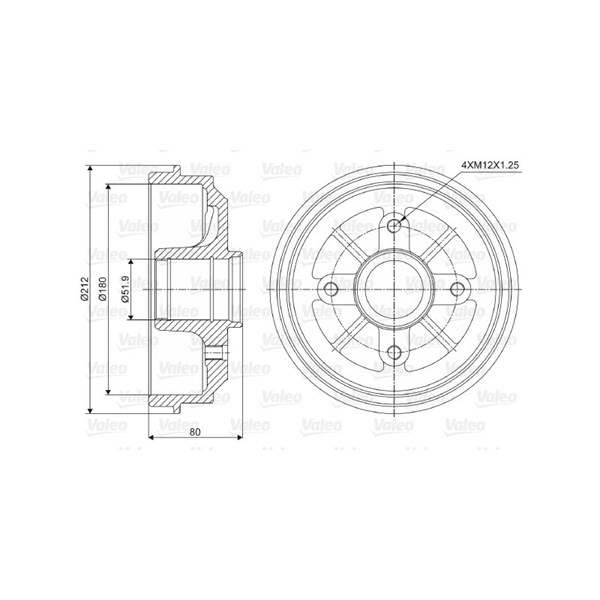 Bromstrumma, Bakaxel, Framaxel Valeo 237001 VALEO