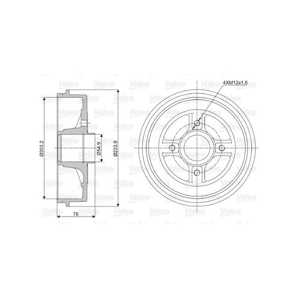 Bromstrumma, Bakaxel Valeo 237003 VALEO Bromstrumma, Bakaxel Valeo 237003 VALEO