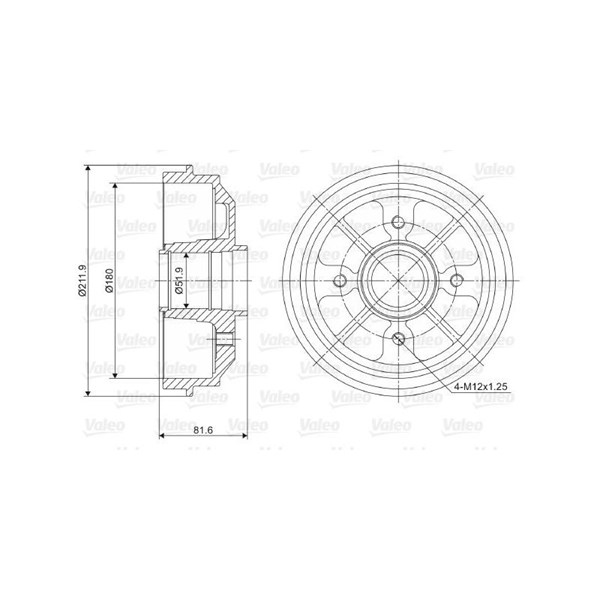 Bromstrumma, Bakaxel Valeo 237007 VALEO Bromstrumma, Bakaxel Valeo 237007 VALEO