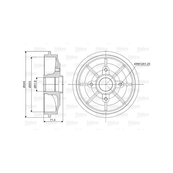 Bromstrumma, Bakaxel Valeo 237016 VALEO Bromstrumma, Bakaxel Valeo 237016 VALEO