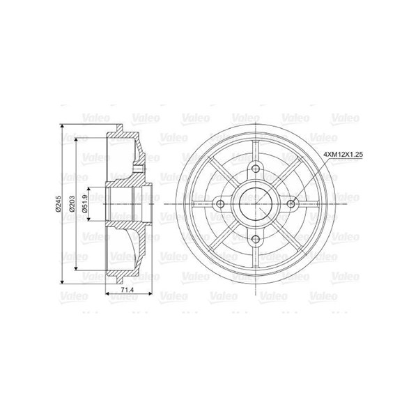 Bromstrumma, Bakaxel Valeo 237016 VALEO Bromstrumma, Bakaxel Valeo 237016 VALEO