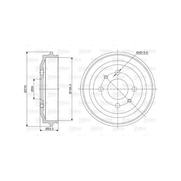 Bromstrumma, Bakaxel, Framaxel Valeo 237024 VALEO Bromstrumma, Bakaxel, Framaxel Valeo 237024 VALEO