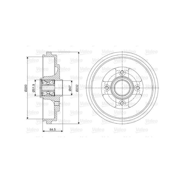 Bromstrumma, Bakaxel Valeo 237079 VALEO Bromstrumma, Bakaxel Valeo 237079 VALEO