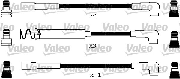 Tändkabelsats Valeo 346670 VALEO